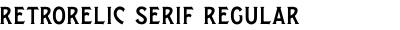 Retrorelic Serif Regular